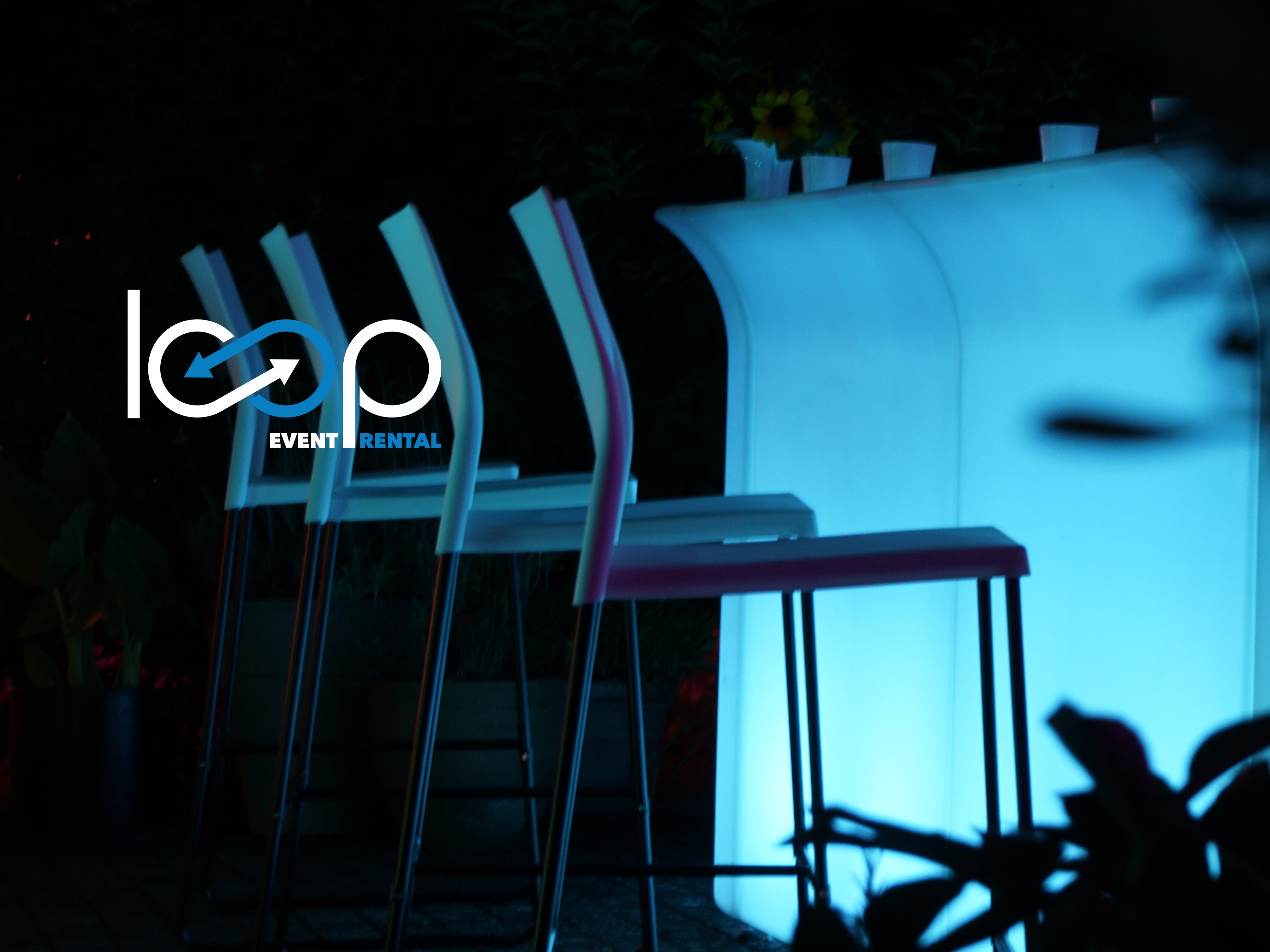 LED Bar CURVY // Theke // Lounge //Tresen // Empfang