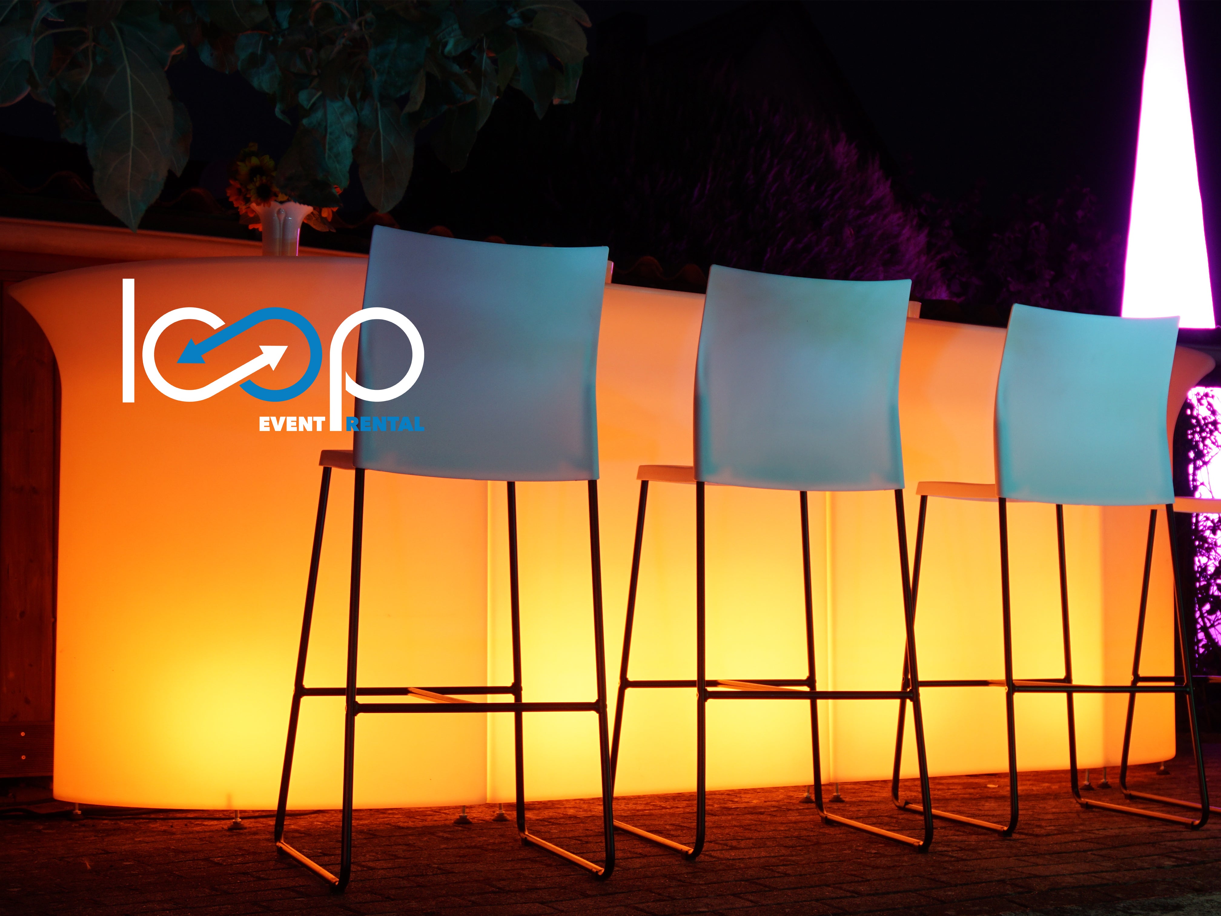 LED Bar CURVY // Theke // Lounge //Tresen // Empfang – 2