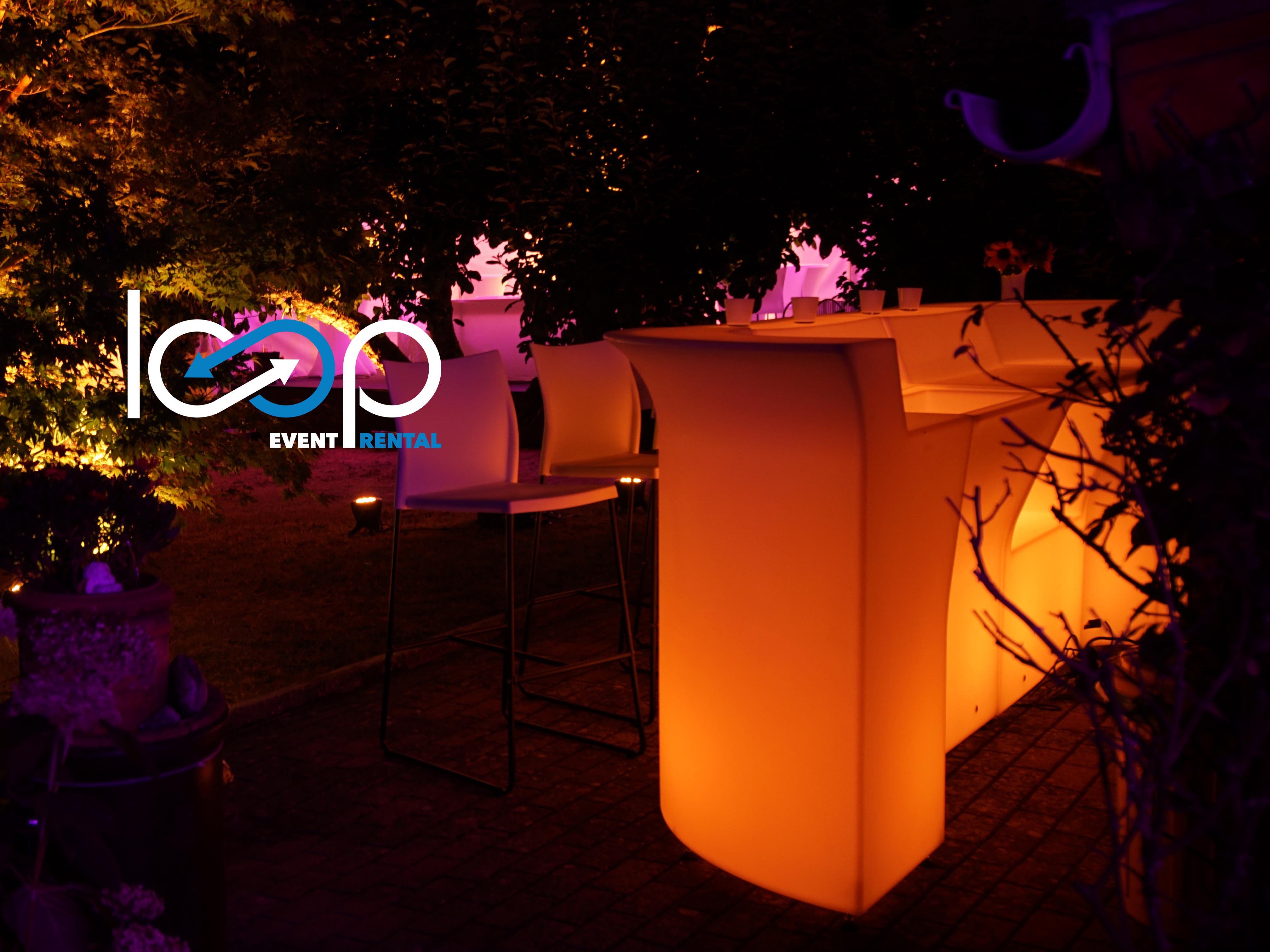 LED Bar CURVY // Theke // Lounge //Tresen // Empfang – 3