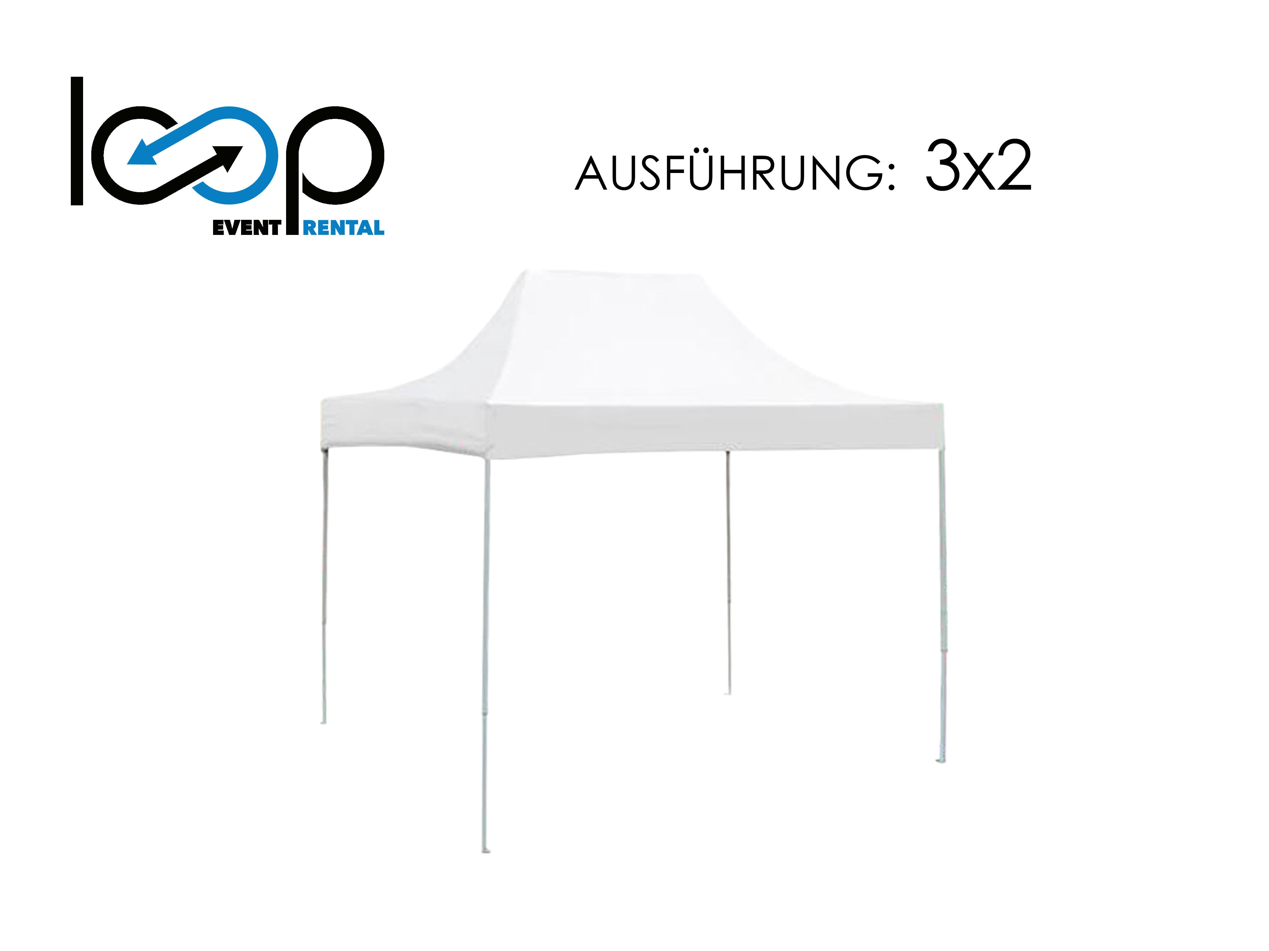 Faltpavillon //  Pavillon // Zelt // Partyzelt VERSCHIEDNE AUSFÜHRUNGEN 2x3 // 3x3 // 3x6 // 4x8 // 5x5 – 2