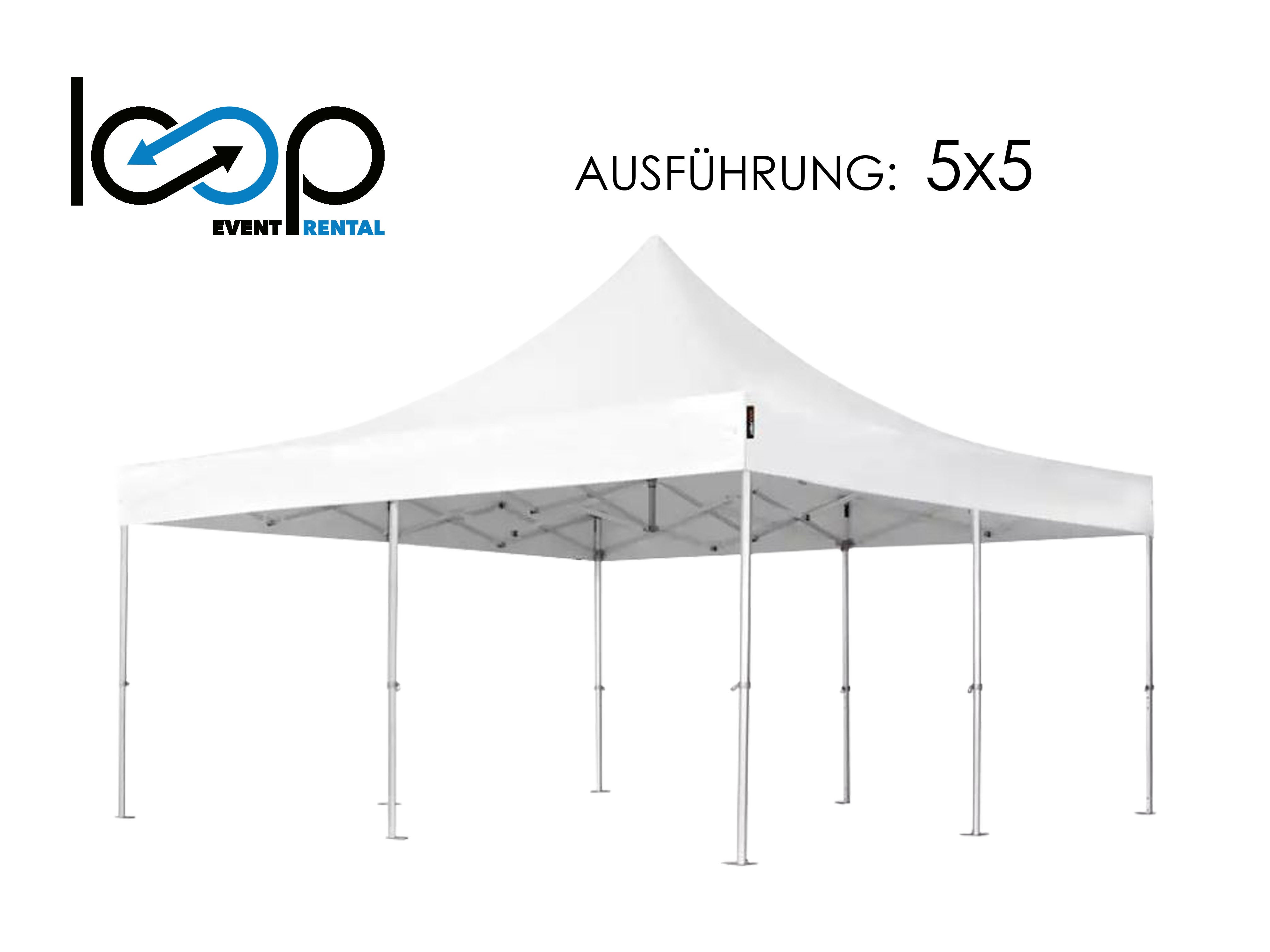 Faltpavillon //  Pavillon // Zelt // Partyzelt VERSCHIEDNE AUSFÜHRUNGEN 2x3 // 3x3 // 3x6 // 4x8 // 5x5 – 4