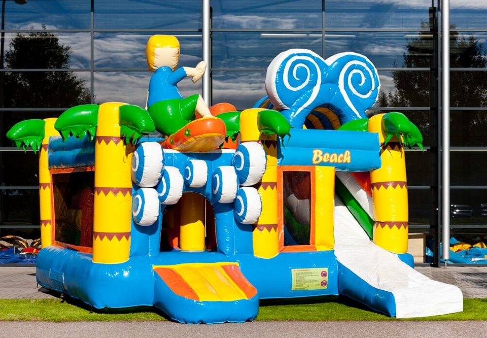 XL Hüpfburg Multiplay Beach Urlaubsfeeling pur mieten in Garbsen