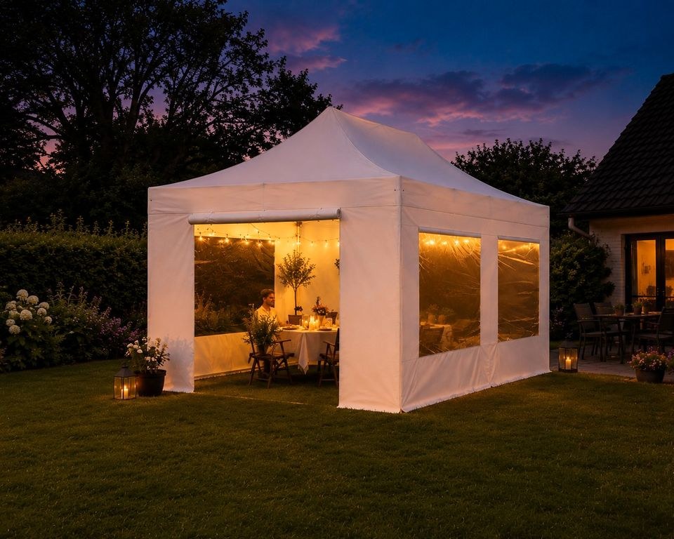 Faltpavillon Zelt 3x6m Wetterschutz mieten bei Pohl EDV Service
