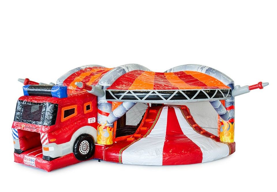 XL Hüpfburg Multiplay Feuerwehr Tatütata mieten bei Pohl EDV Service