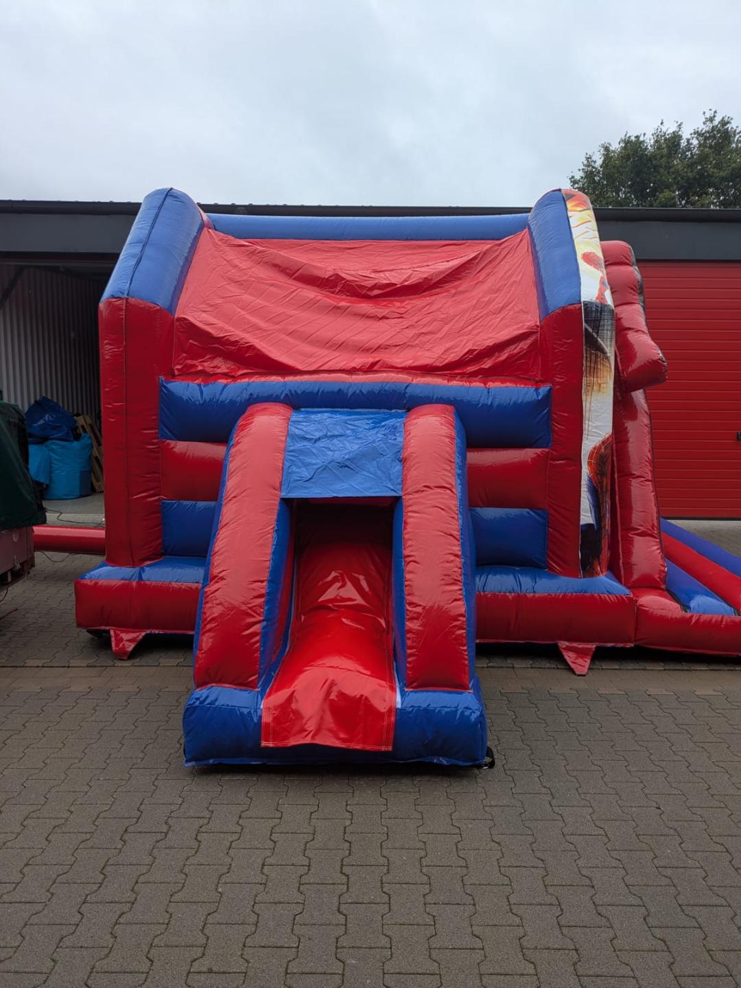 Hüpfburg mit Rutsche SPIDERMAN – 2