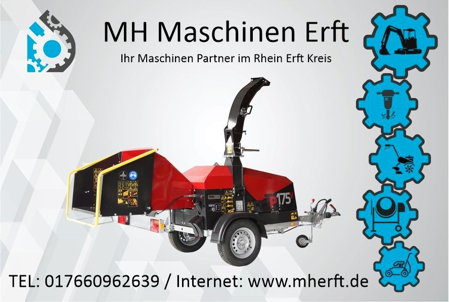 Holz Häcksler Anhänger TP 175 Materialstärke mieten in Bedburg