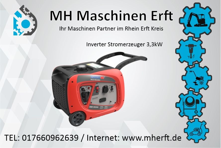 Inverter Stromerzeuger 3,3 kW mieten bei MH Maschinen Erft