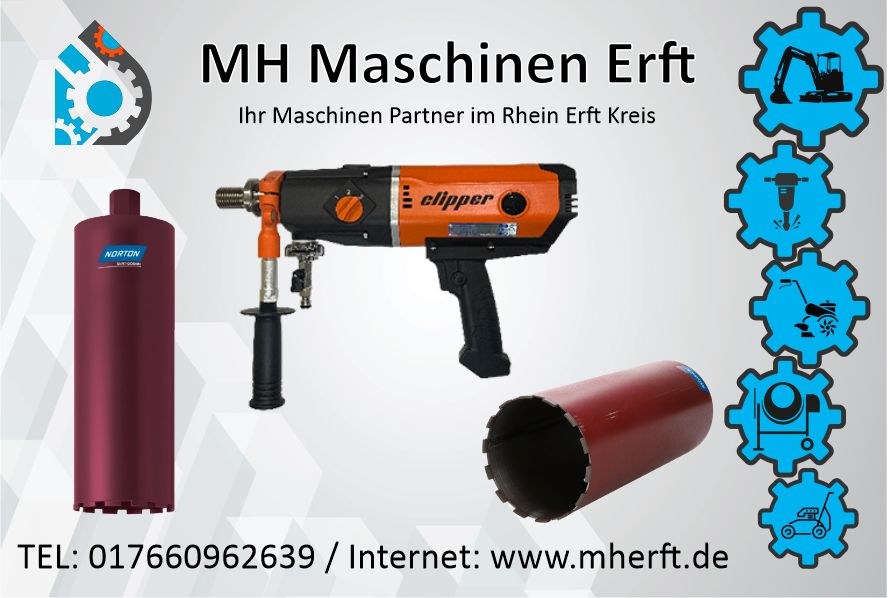 Hand Kernbohrgerät Kernbohrer 200mm mieten bei MH Maschinen Erft