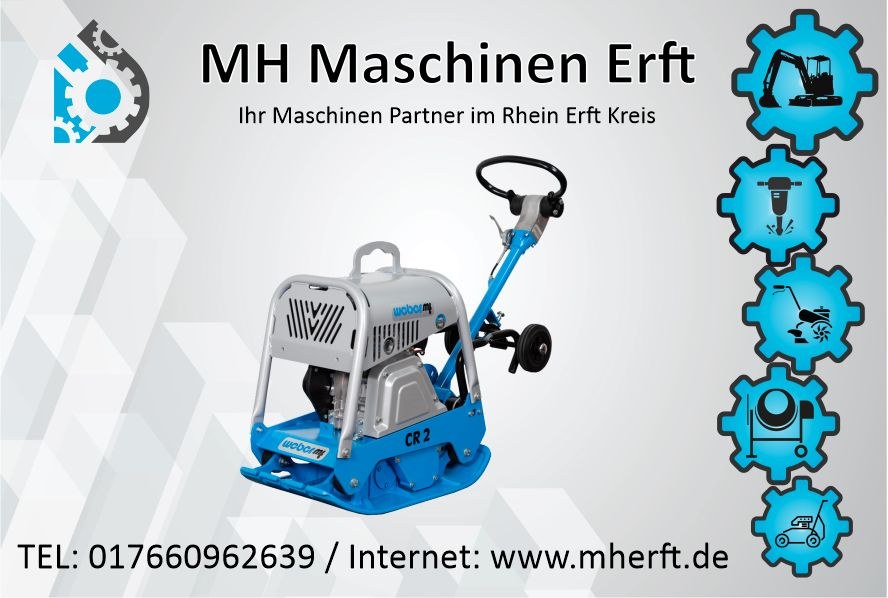 Rüttelplatte Vibrationsplatte 143Kg mieten bei MH Maschinen Erft