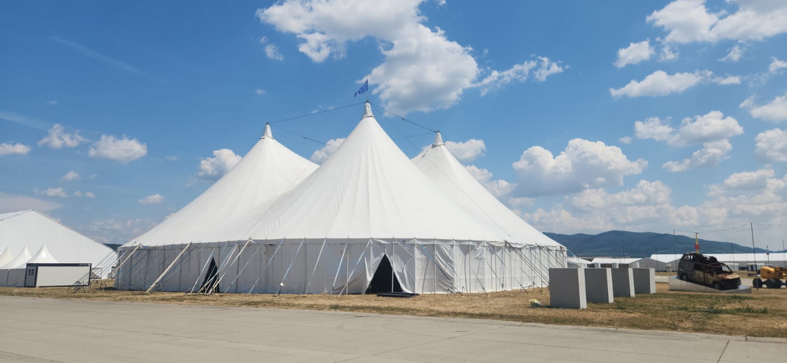weiße Palastzelte 706 -7906m² - Festival, Gala, Firmenfeier
