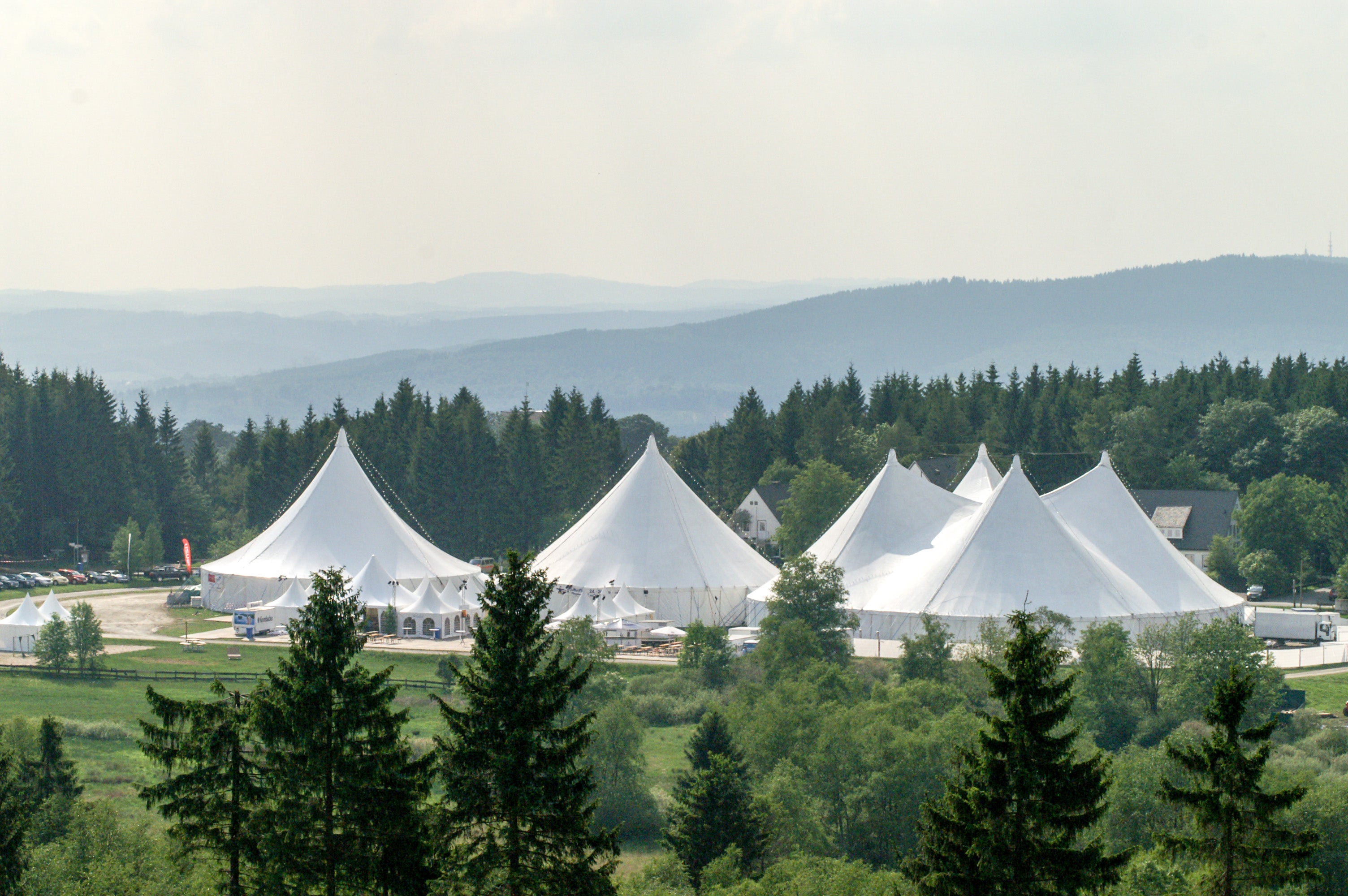 weiße Palastzelte 706 -7906m² - Festival, Gala, Firmenfeier – 2