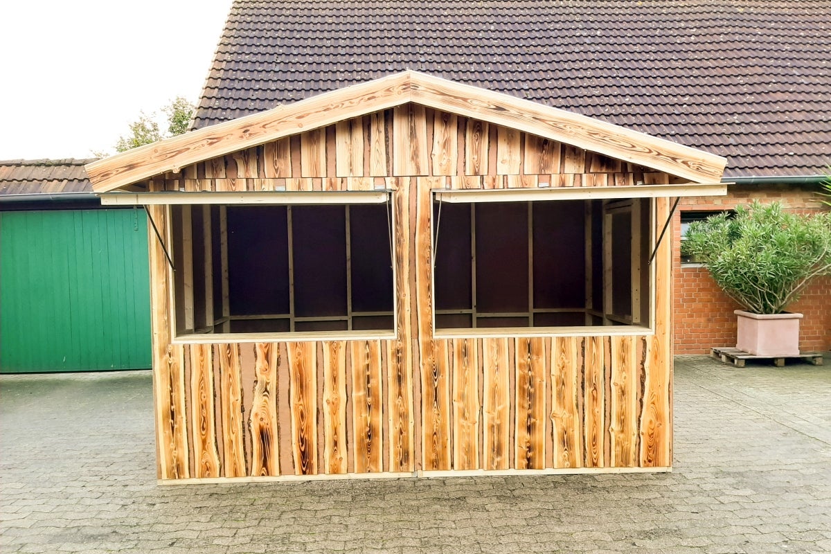 Holzhütte - Markthütte - Weihnachtsmarkthütte - Verkaufsstand - Kassenhäuschen - Thekenhäuschen – 3