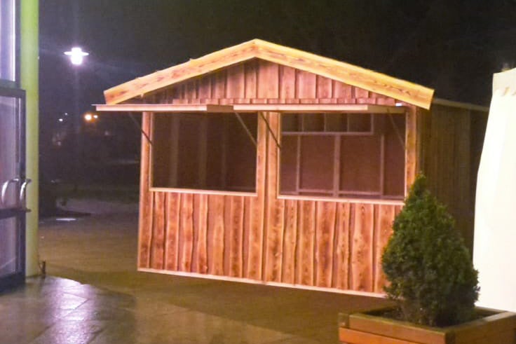 Holzhütte - Markthütte - Weihnachtsmarkthütte - Verkaufsstand - Kassenhäuschen - Thekenhäuschen – 4