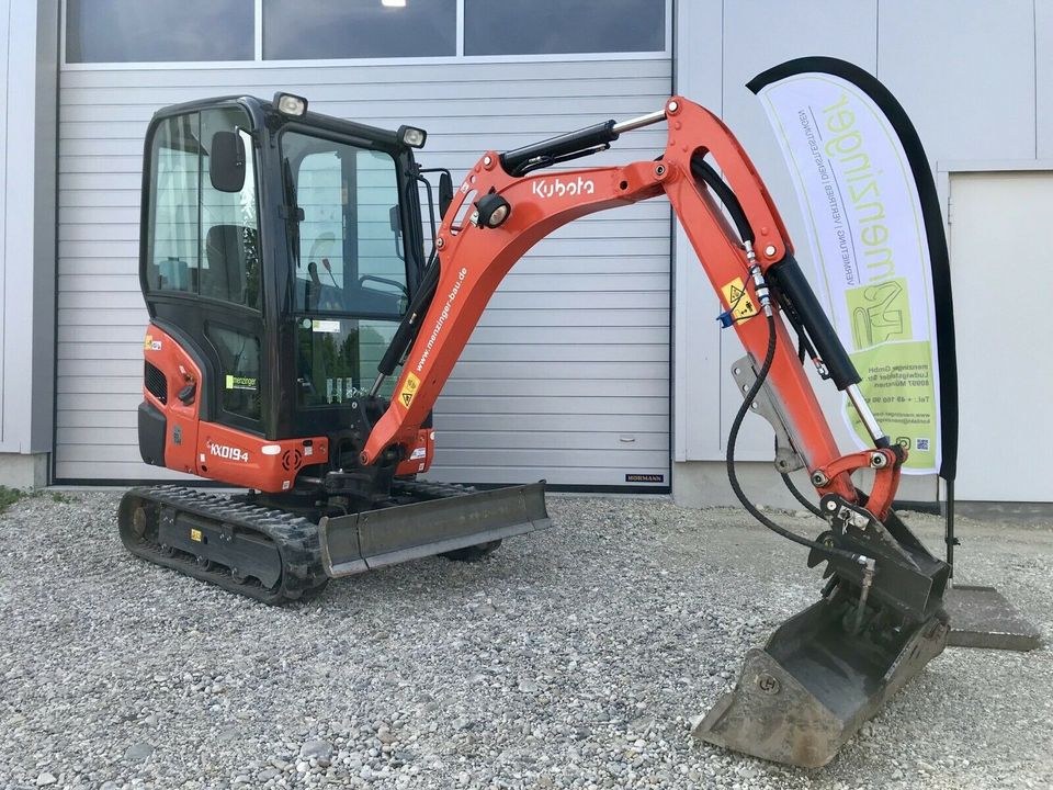 Minibagger Kubota Bagger KX019 4 mieten bei menzinger – 2