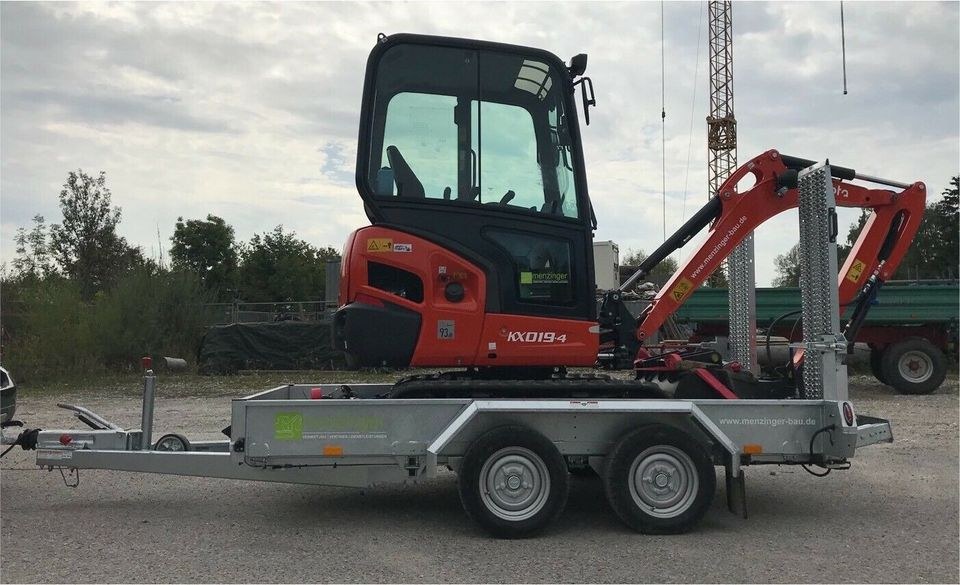 Humbaur HZ 3500 A PKW Anhänger mieten bei menzinger