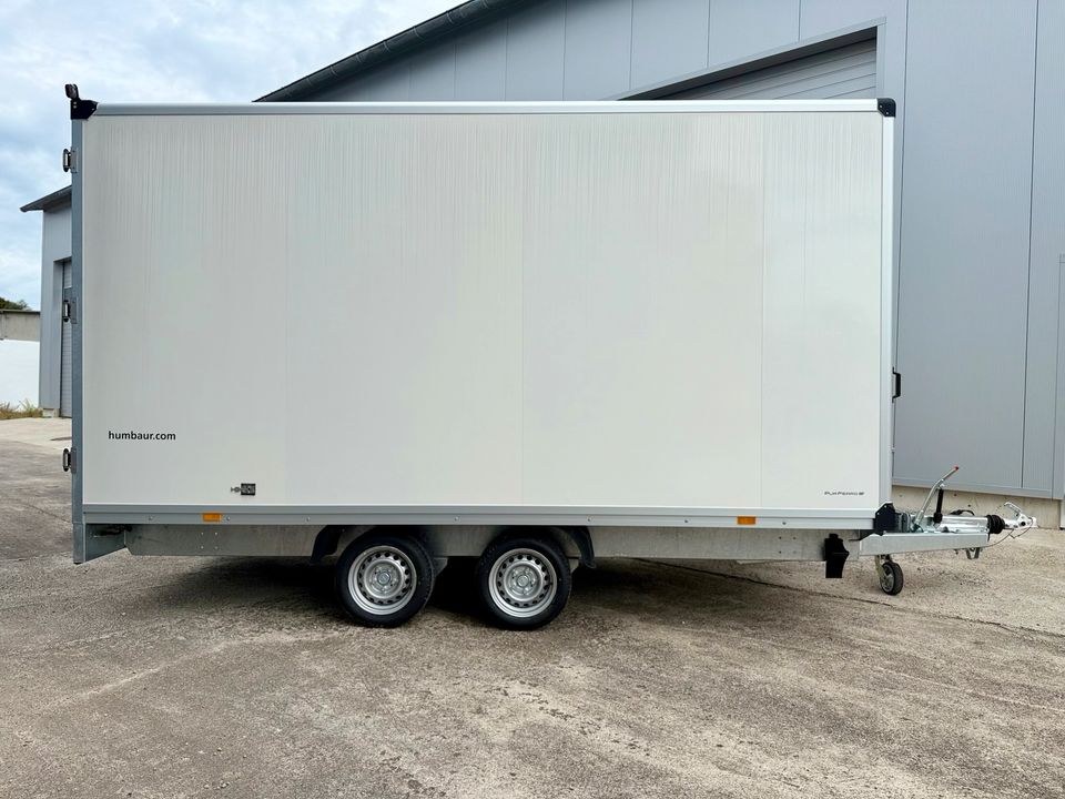 Anhänger Transportanhänger 3,5t Koffer Tandem mieten bei menzinger – 3