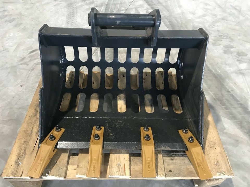 Minibagger Anbaugerät Sieblöffel Schaufel MS01 mieten bei menzinger – 3