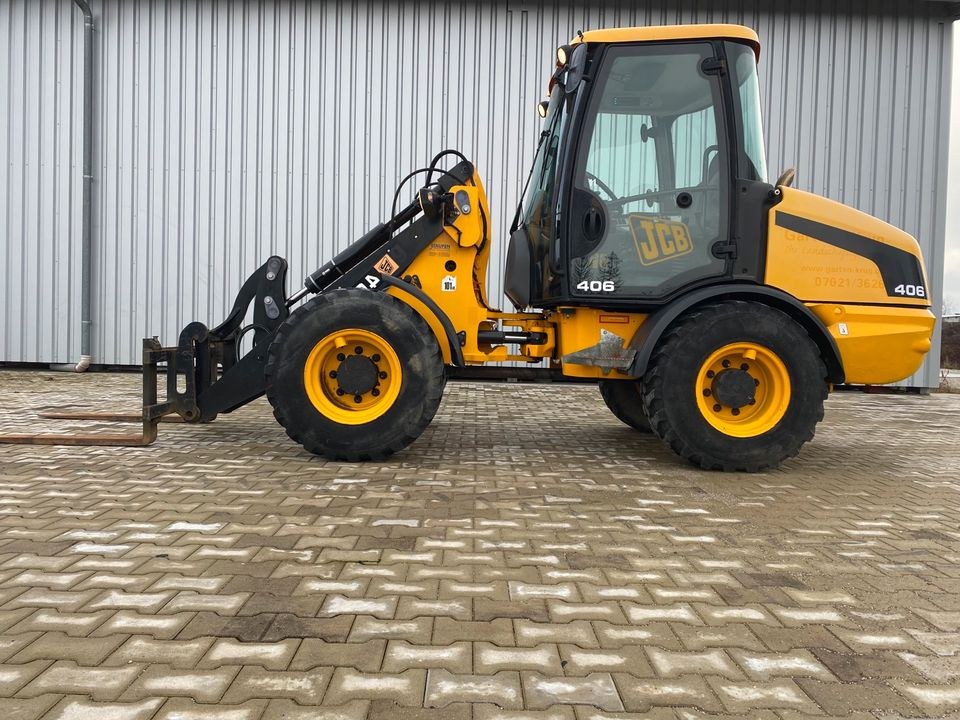 Radlader 4700kg JCB 406 Palettengabel 143 inkl mieten bei menzinger – 2