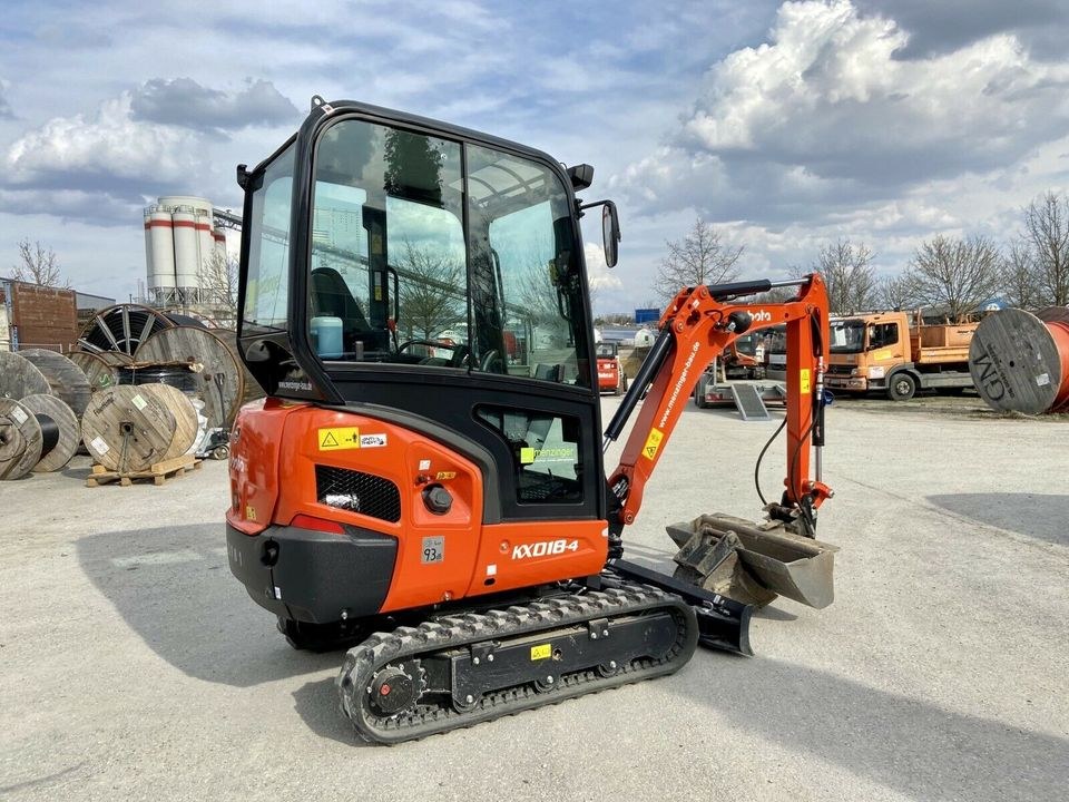 Minibagger Kubota KX018 4 mieten bei menzinger – 4