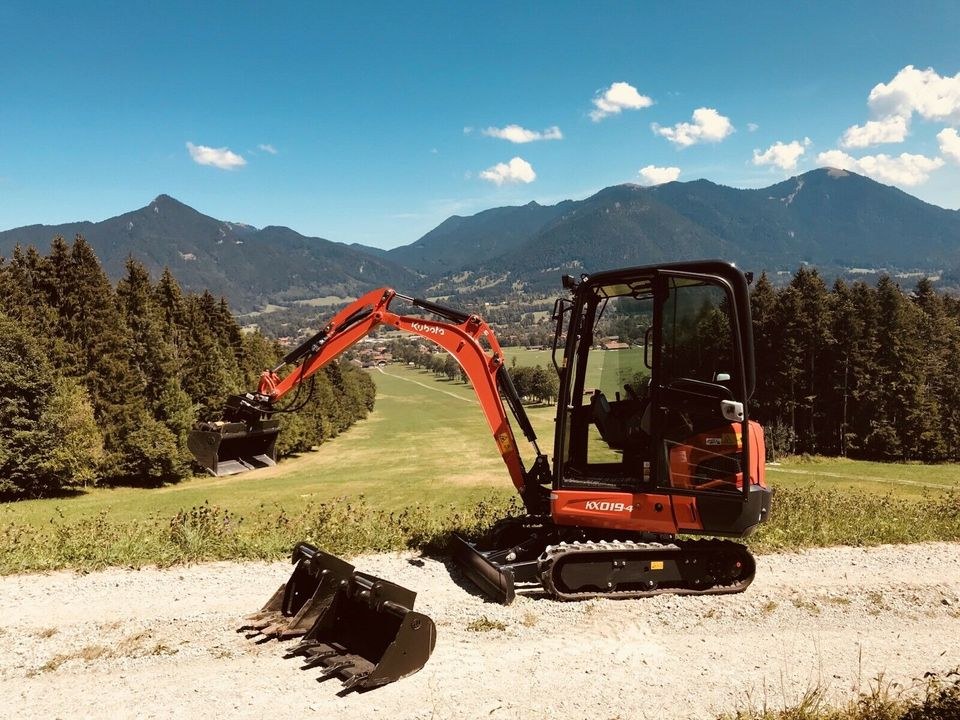 Minibagger Kubota Bagger KX019 4 mieten bei menzinger – 3