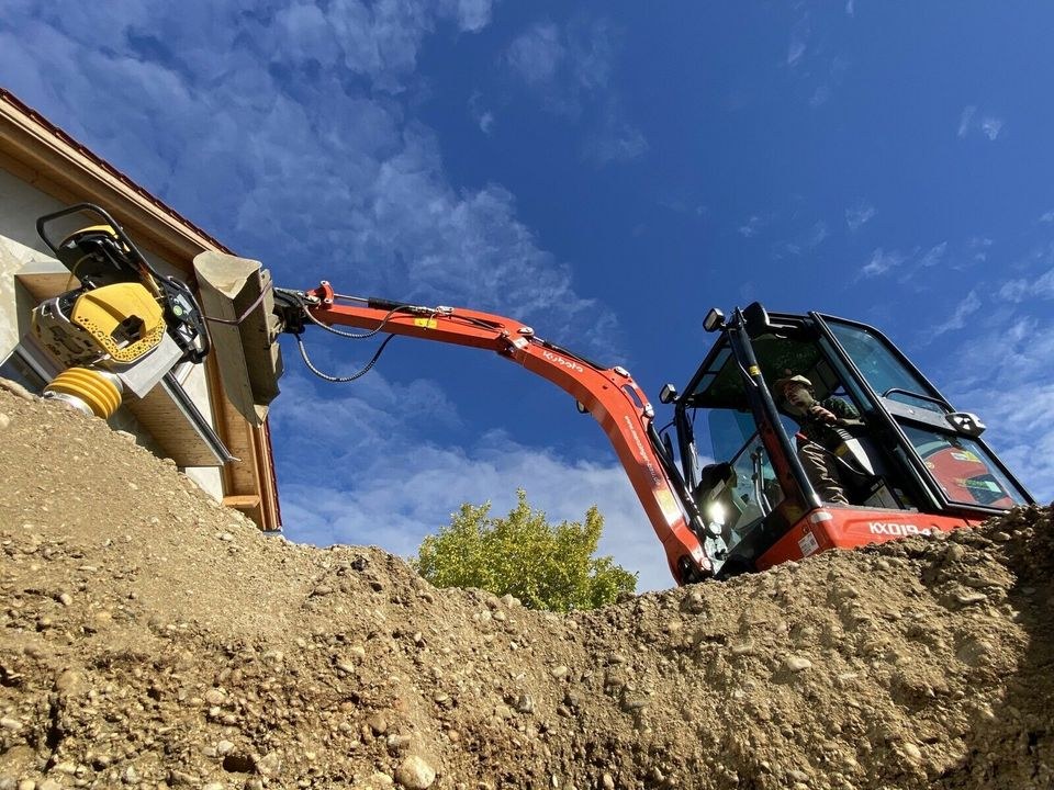 Minibagger Kubota KX019 4 mieten bei menzinger – 3