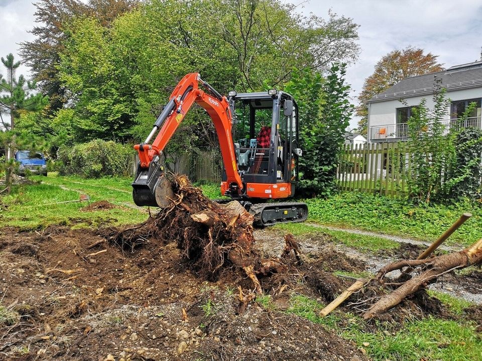 Minibagger Kubota Bagger KX019 4 mieten bei menzinger – 4