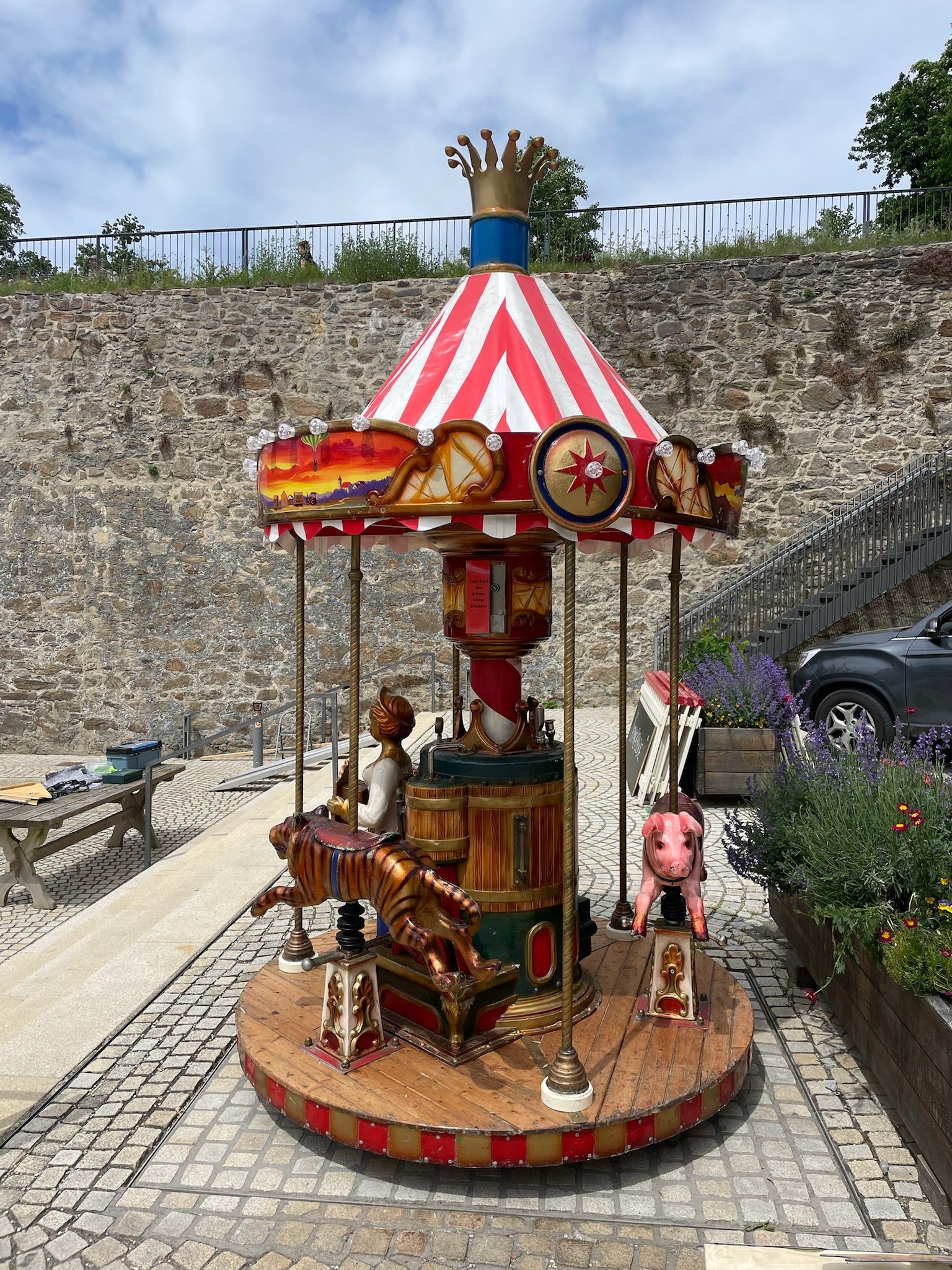 Karussell, Münzkarussell, Kinderkarussell, Pferdekarussell, Peter Petz Original – 3