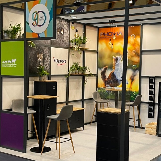 Exhibition Frames | flexibler Messebau | nachhaltiger Messestand | Ausstellungsfläche
