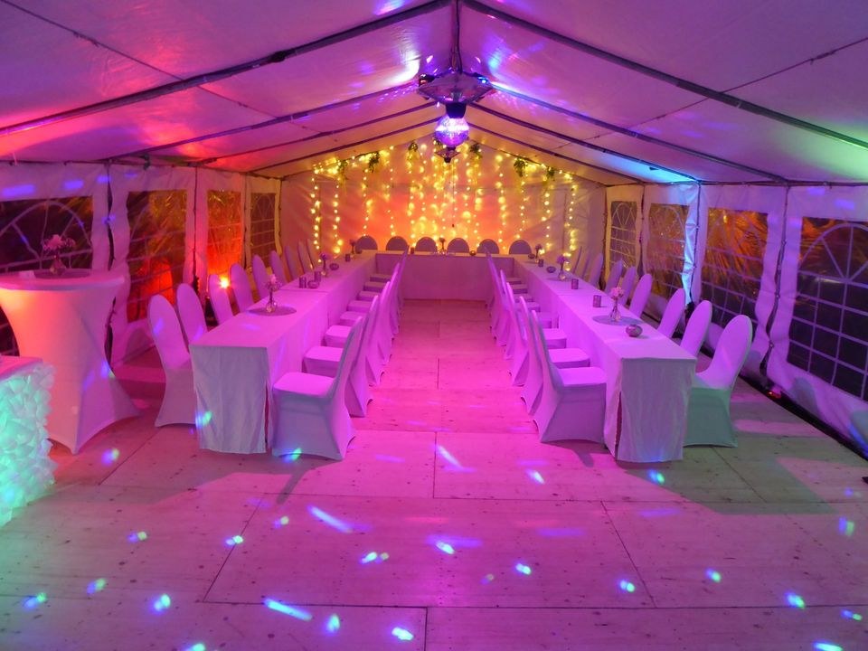 Partyzelt 6x12m Zeltboden Stühle mieten bei Morgentau Events – 4