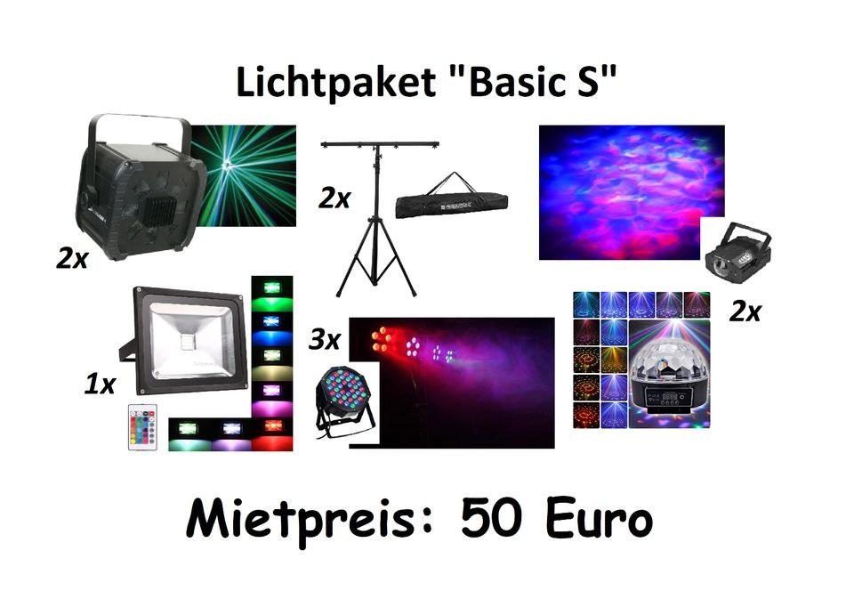 Lichtanlage Lichtshow Equipment Lichteffekte mieten in Großenwiehe – 2