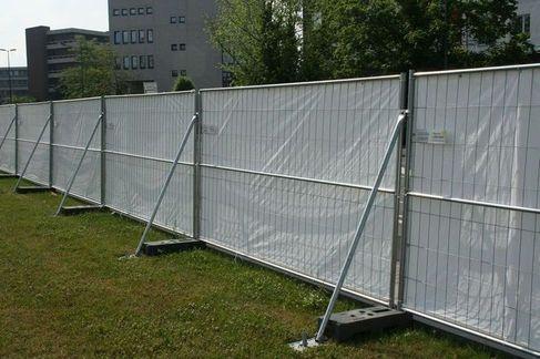 Bauzaun - Mobilzaun - Baustellenzaun 3,5m – 4