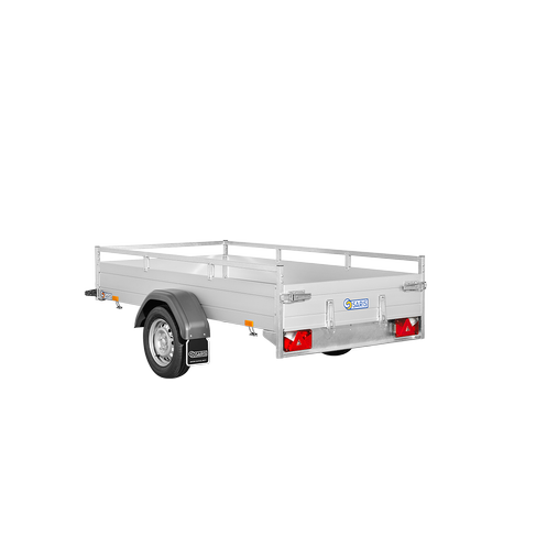 Alu-Kastenanhänger, Tieflader 750 kg – 2