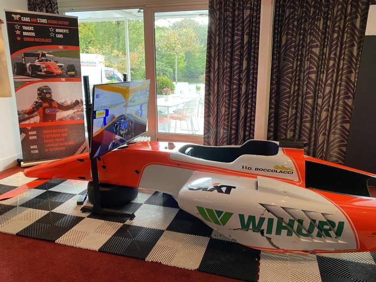 Rennsimulator Halfsize Monocoque mieten in Bad Bentheim – Eventspiel