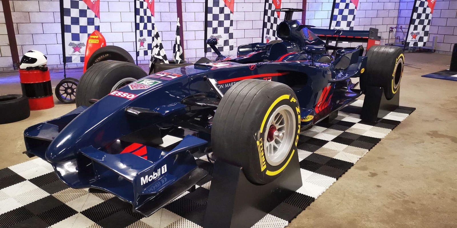 Blauer Formel 1 Rennsimulator komplett inkl. Begleitung mieten in Bad Bentheim