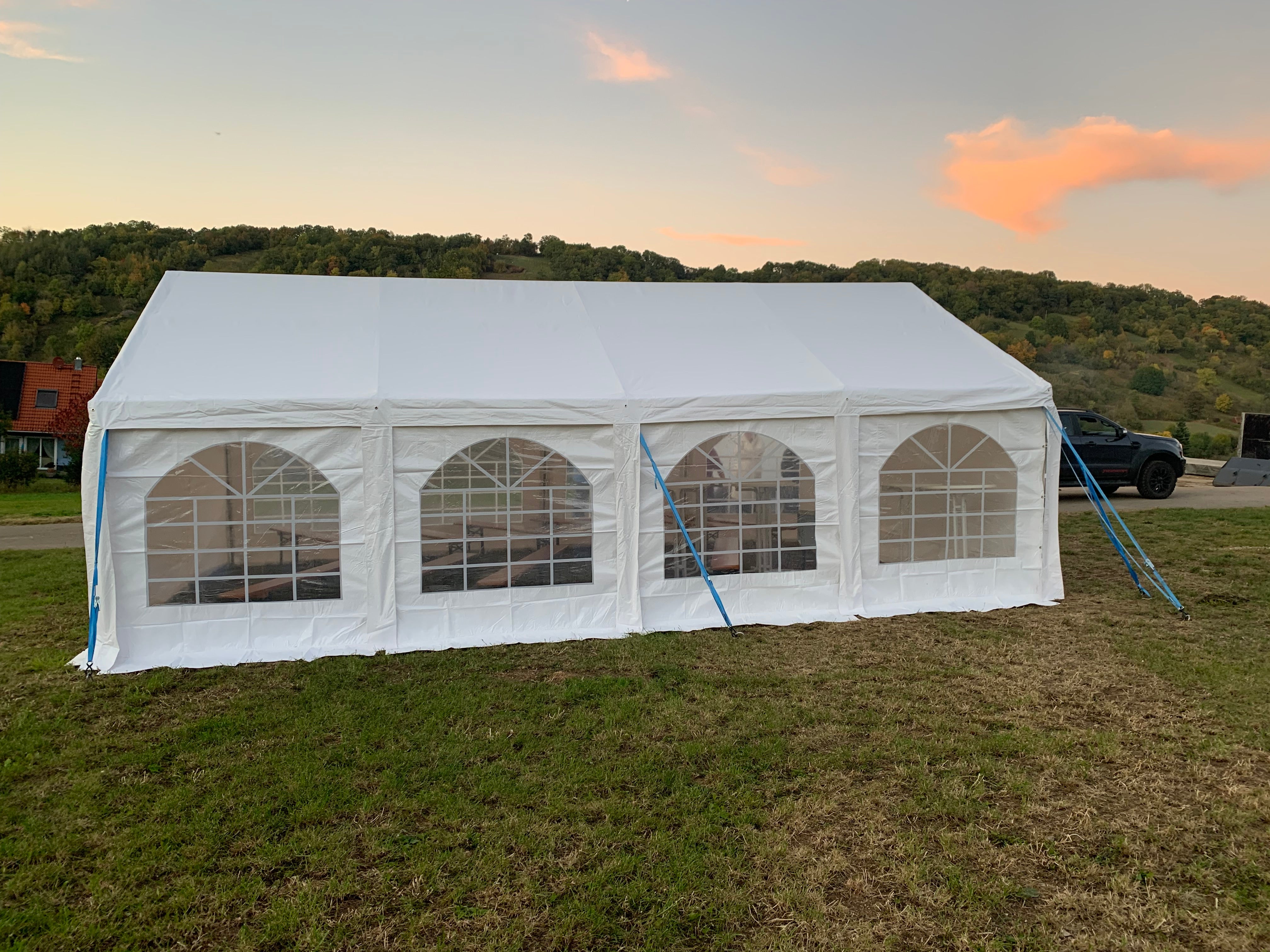 Partyzelte PVC in versch. Größen für Hochzeit, Straßenfest, Geburtstag, Vereinsfest, Firmenfeier etc. – 2