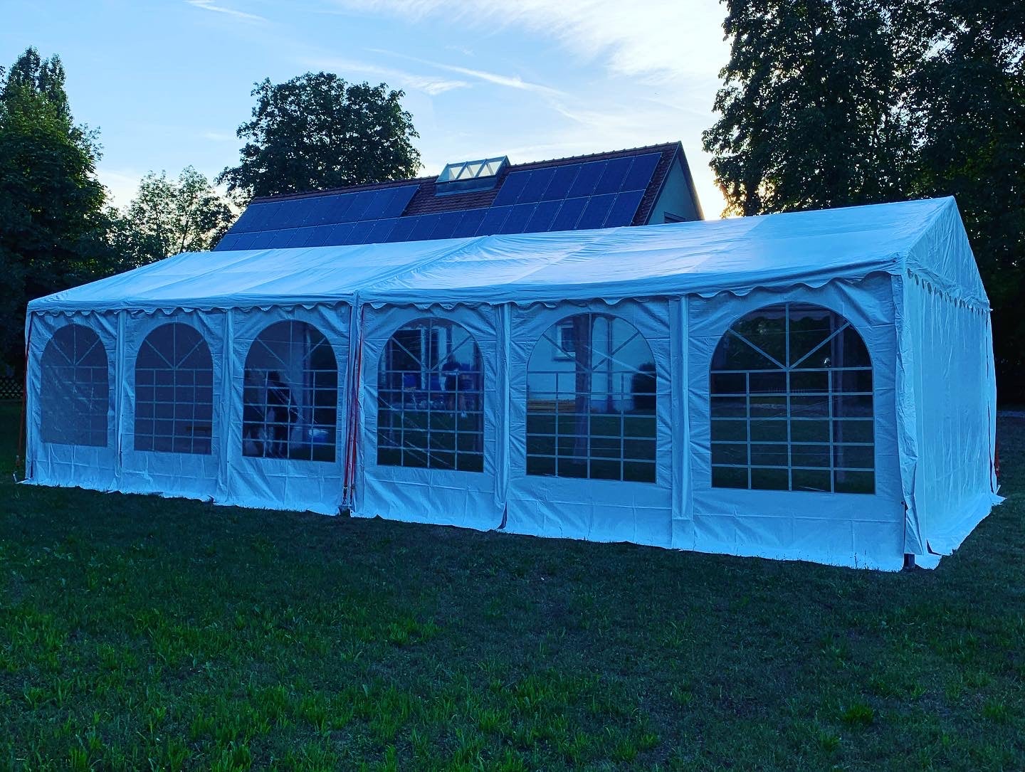 Partyzelte PVC in versch. Größen für Hochzeit, Straßenfest, Geburtstag, Vereinsfest, Firmenfeier etc. – 4