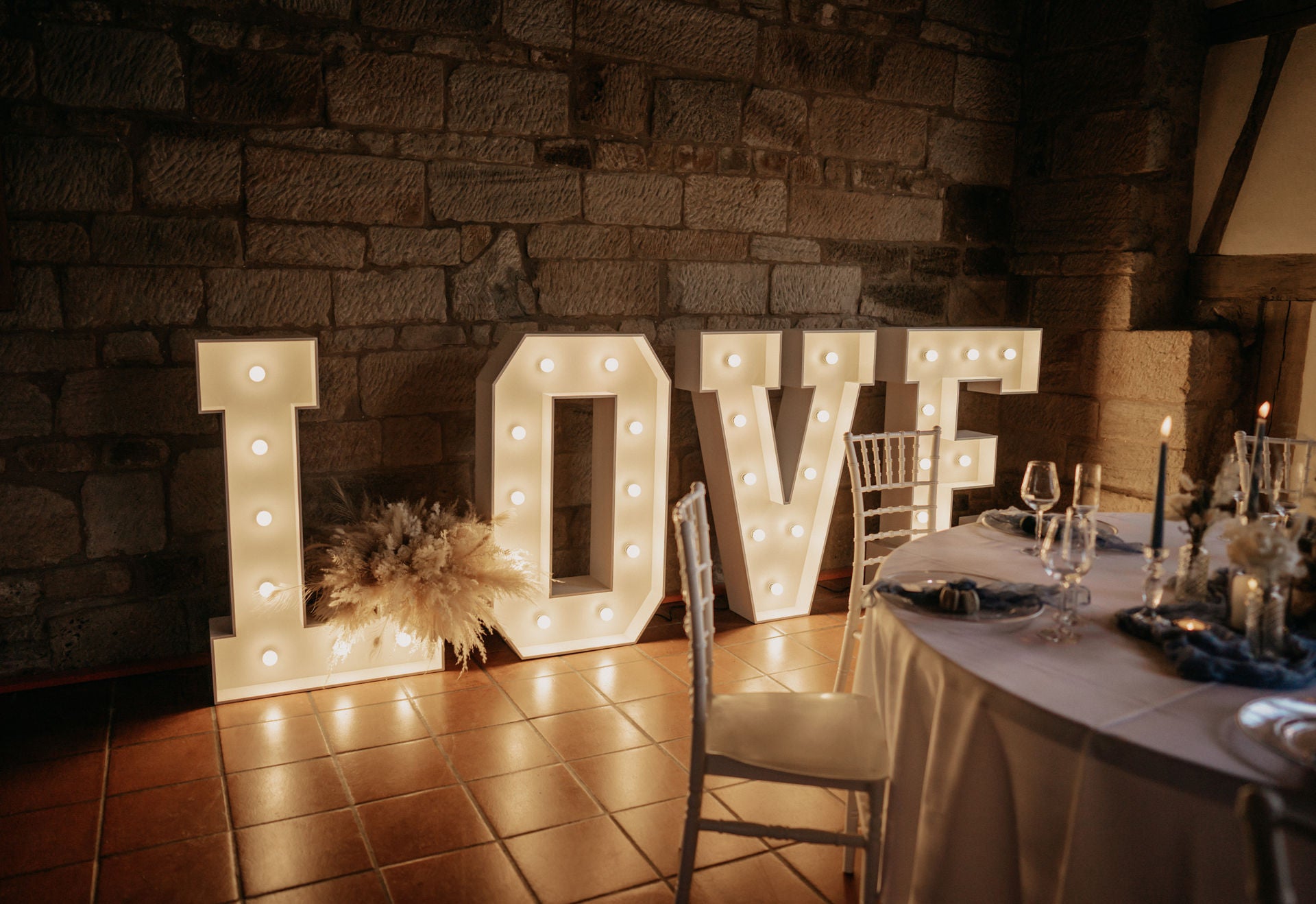LED LOVE Buchstaben XXL | Leuchtbuchstaben | Dekoration Hochzeit | Love Letters – 2