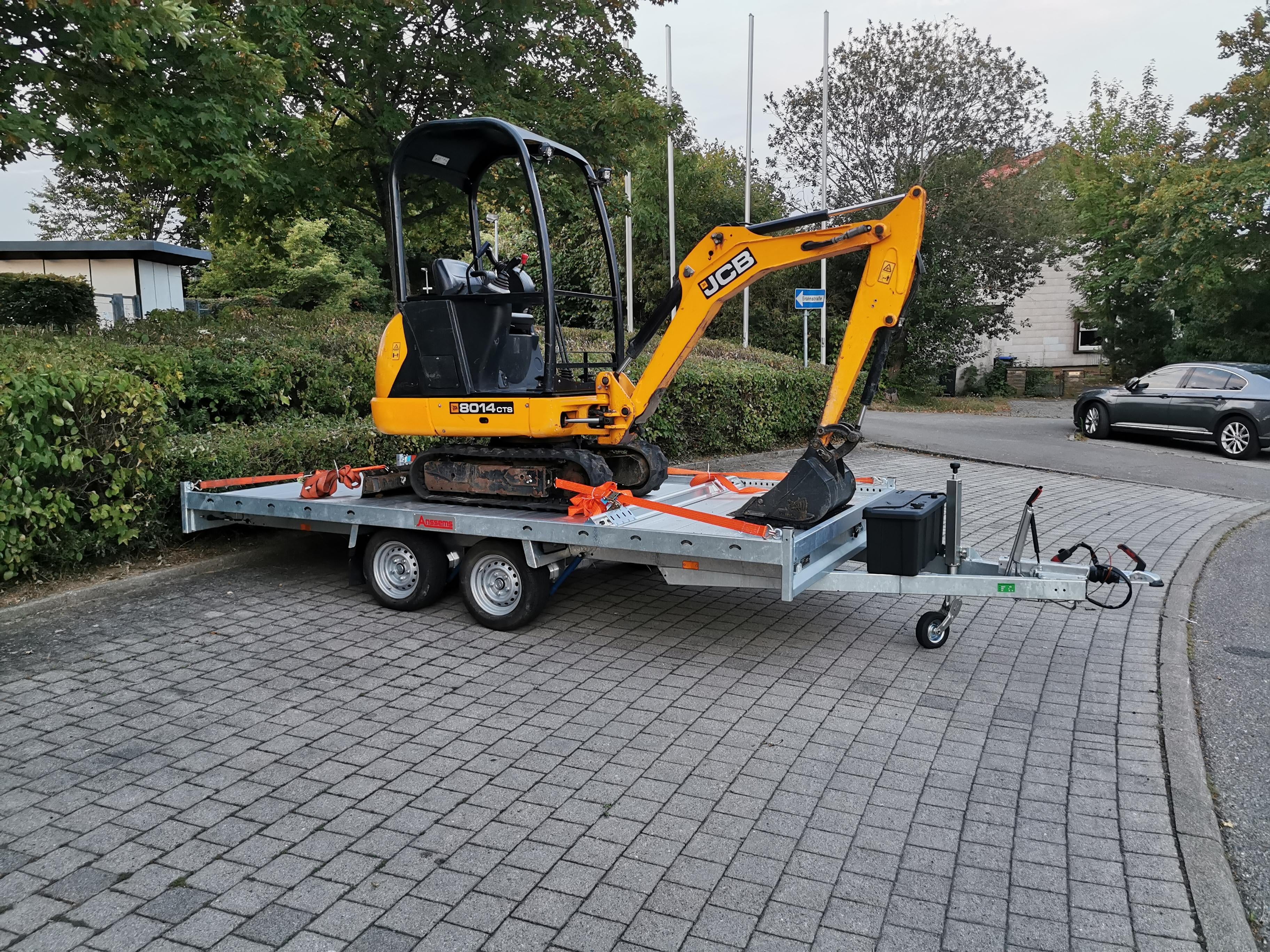 Bagger Minibagger JCB 8014 1,5 Tonnen zu vermieten – 3