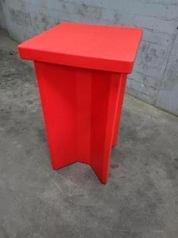 Stehtisch "SLIDE X2" in rot (Beleuchtung möglich) – 3
