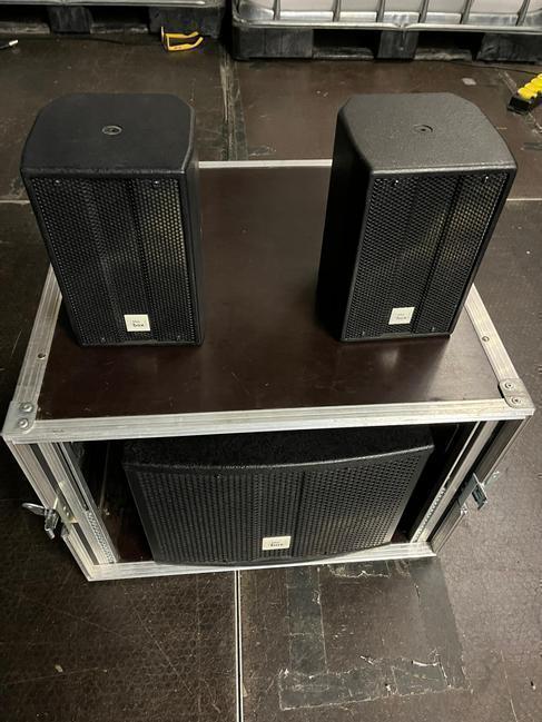 Beschallungsanlage, aktives 2.1 Soundsystem