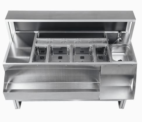 Mobile Cocktailstation 150cm "modern & hochwertig" – 3