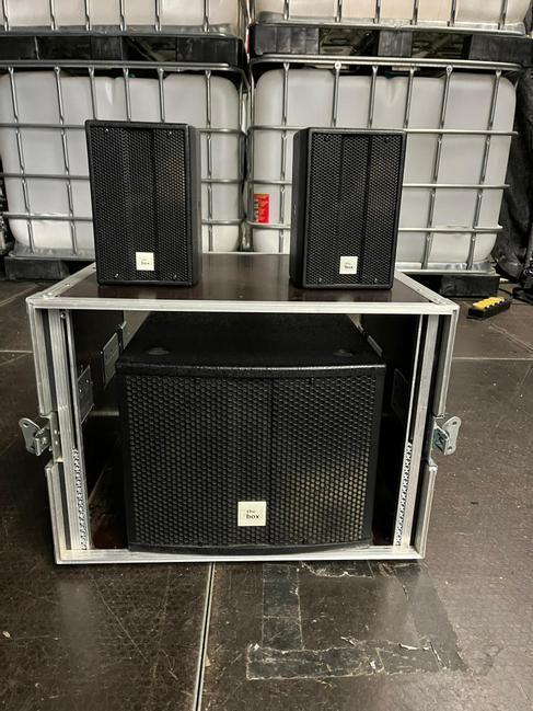 Beschallungsanlage, aktives 2.1 Soundsystem – 2