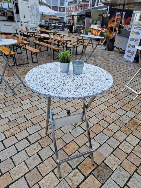 Stehtisch "hochwertig & edel" 80cm Durchmesser – 3