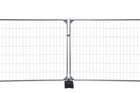Bauzaun 3,5m lang und 2m hoch