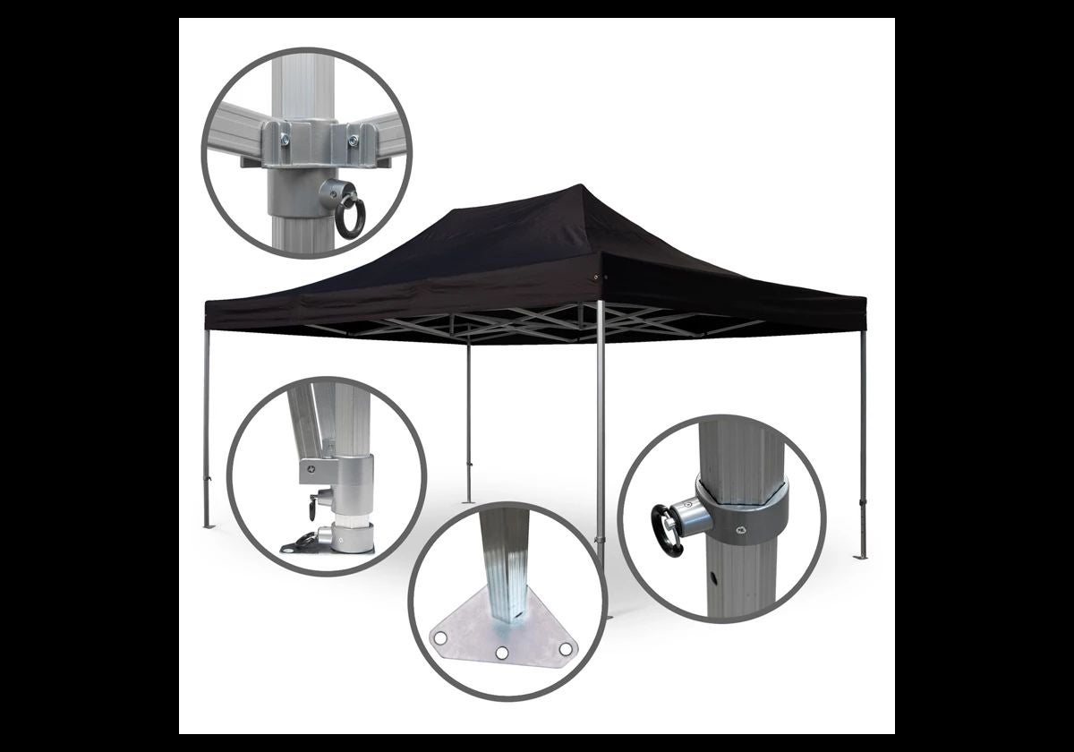 Faltzelt 4x8 – Maximale Überdachung für große Events