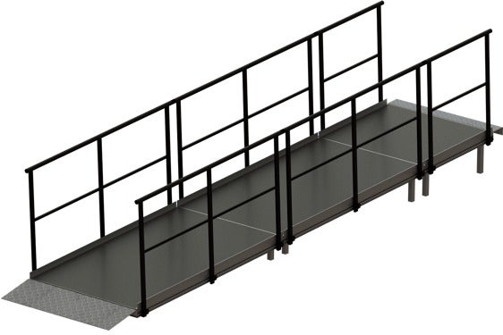 Bühnen Rampe Rollstuhlrampe