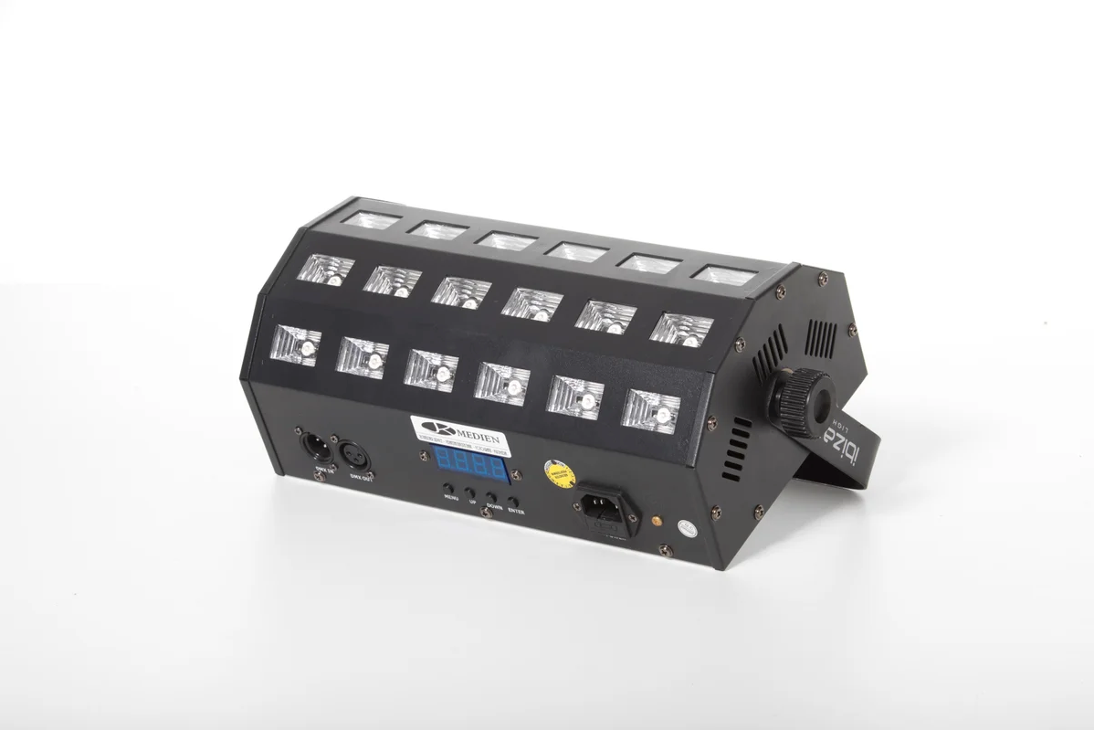 UV / Schwarzlicht / Licht / LED / Strahler / 72W / DMX / Ibiza LED-UV 24 – 4
