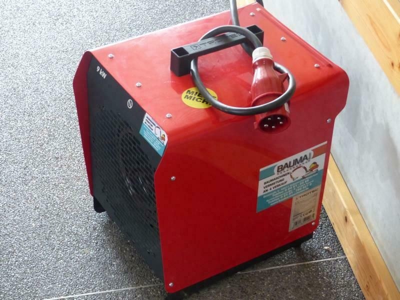 Heizgebläse 9 KW mieten bei Bauma – gegen Feuchtigkeit & Kälte – 2