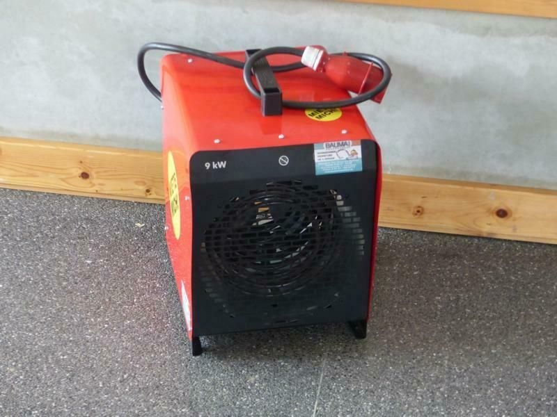 Heizgebläse 9 KW mieten bei Bauma – gegen Feuchtigkeit & Kälte