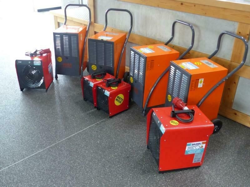 1x Trockner 600 cbm Gebläse 3 KW mieten bei Bauma